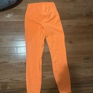 Orange Soda Lululemon Align leggings